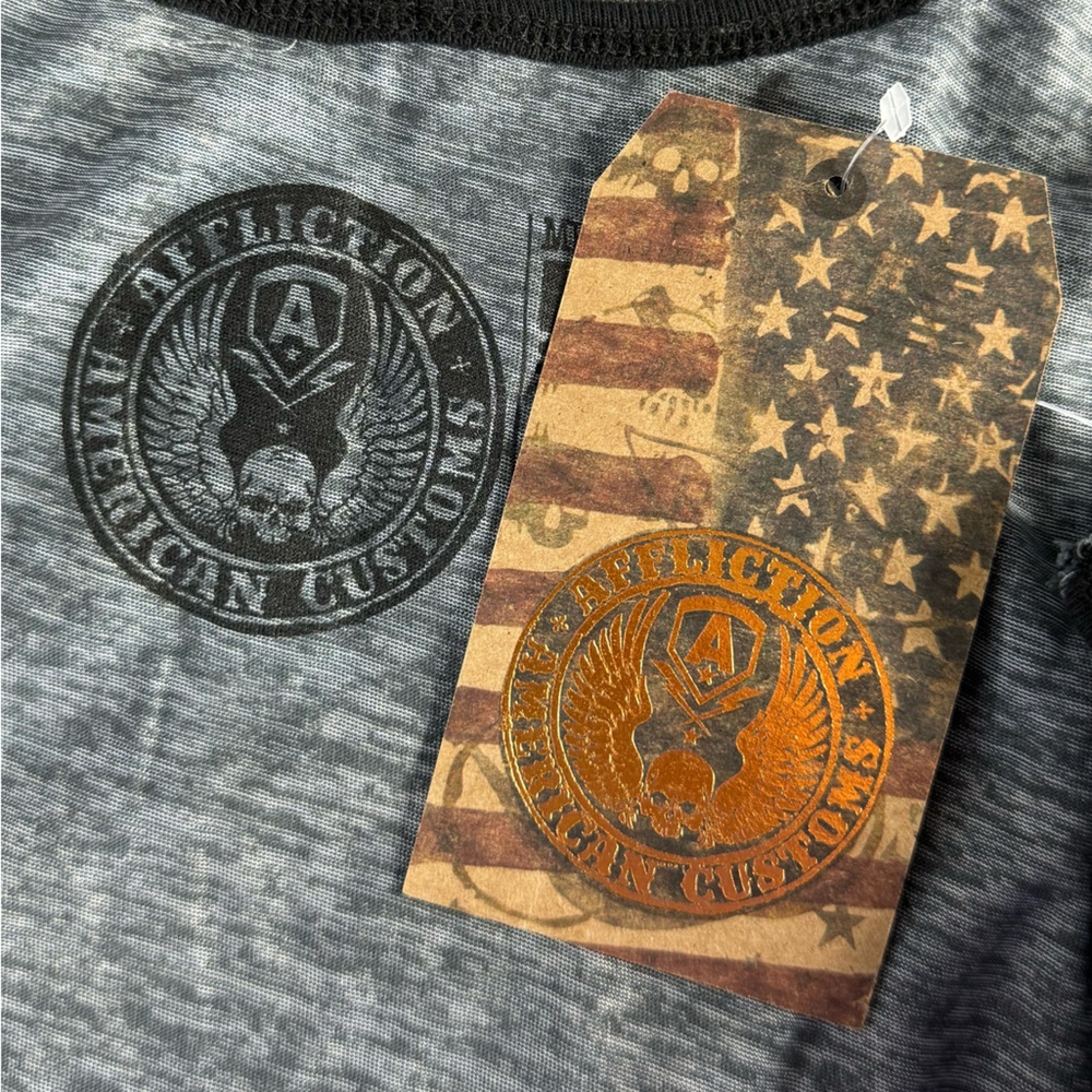 Affliction Men's American Flag Graphic Tank Top - Multiple Sizes-NWT - Picture 6 of 7